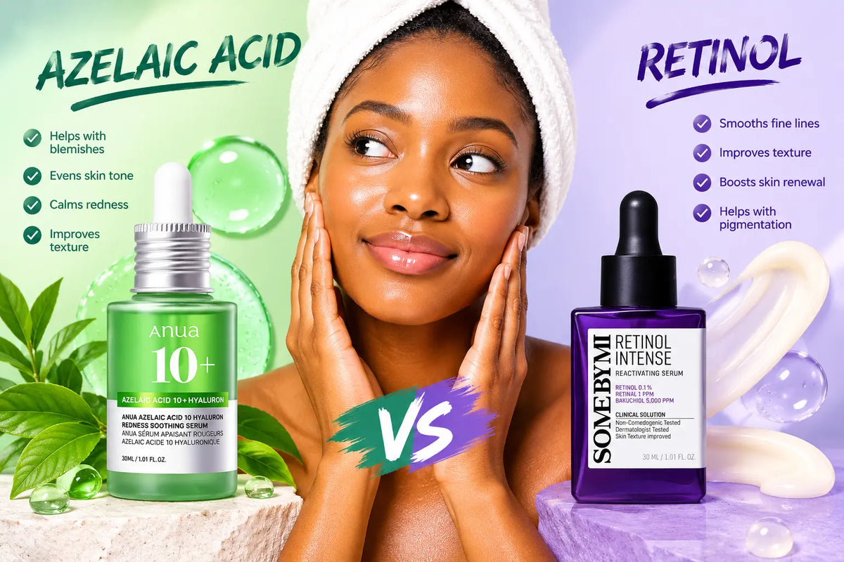 AZELAIC ACID VS RETINOL: WHICH SKINCARE INGREDIENT IS RIGHT FOR YOU?
