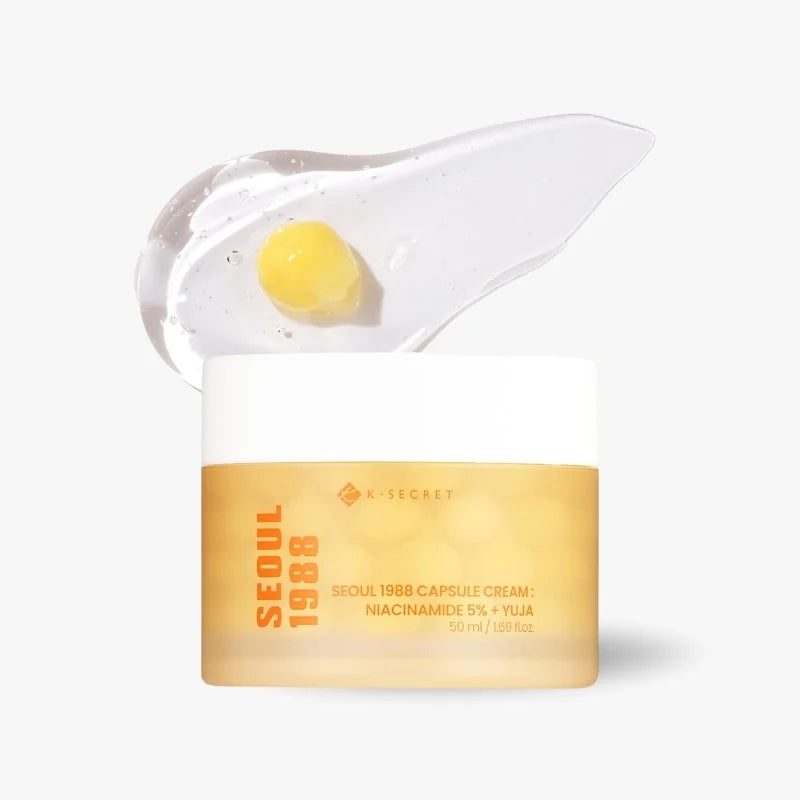 K SECRET SEOUL 1988 CAPSULE CREAM : NIACINAMIDE 5% + YUJA 50ML