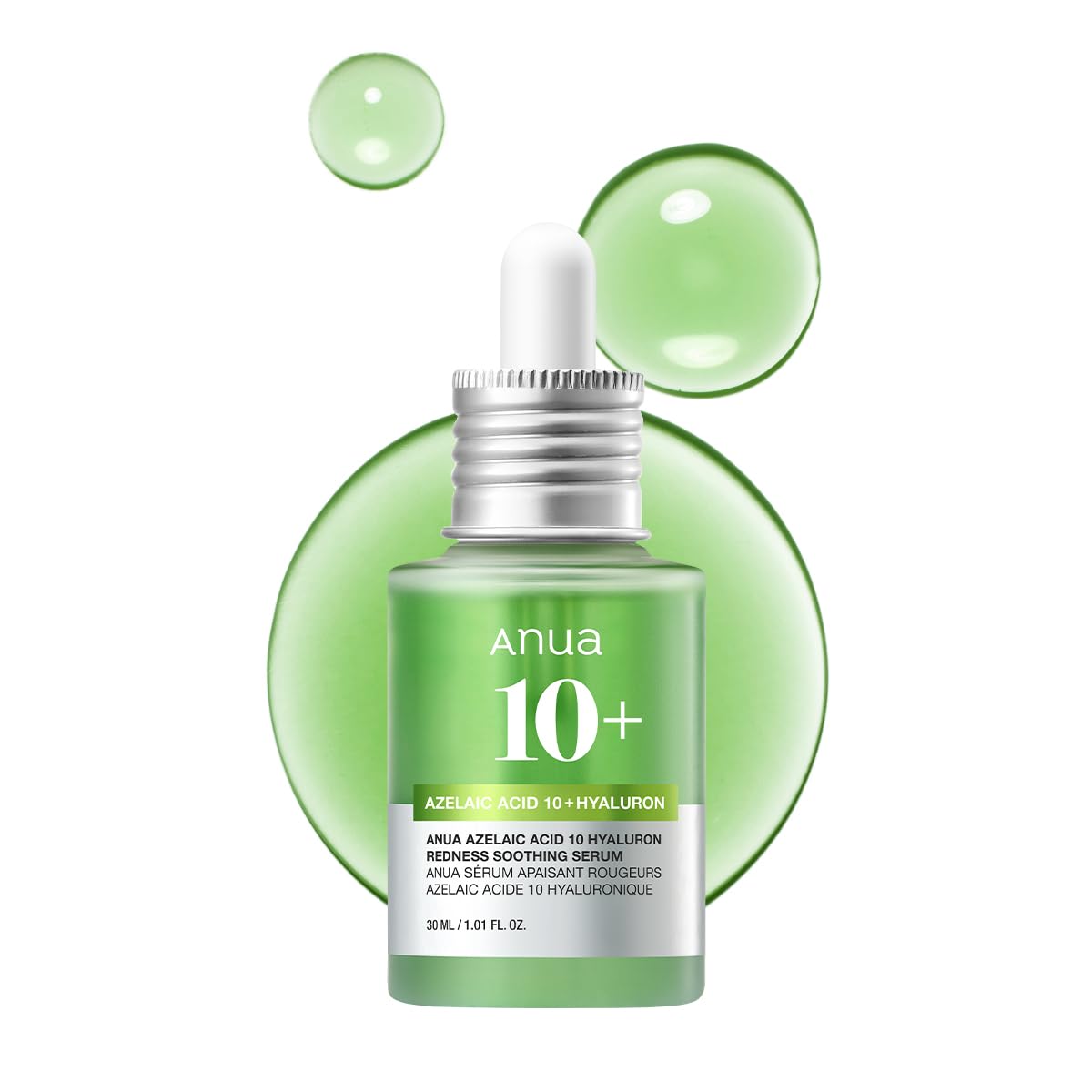 ANUA AZELAIC ACID 10 HYALURON REDNESS SOOTHING SERUM 30ml