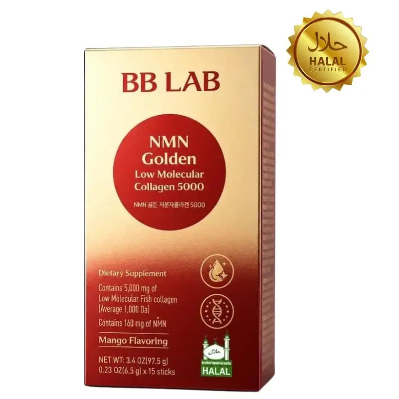 BB LAB NMN Golden Low Molecular Collagen 5000 (15 sticks)
