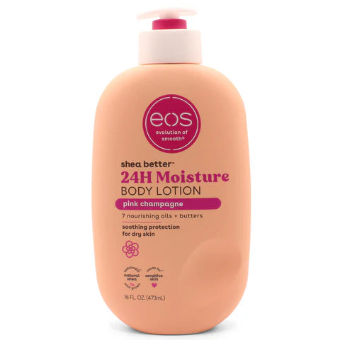 EOS - 24H Shea Better Moisture Body Lotion 473ml pink champagne
