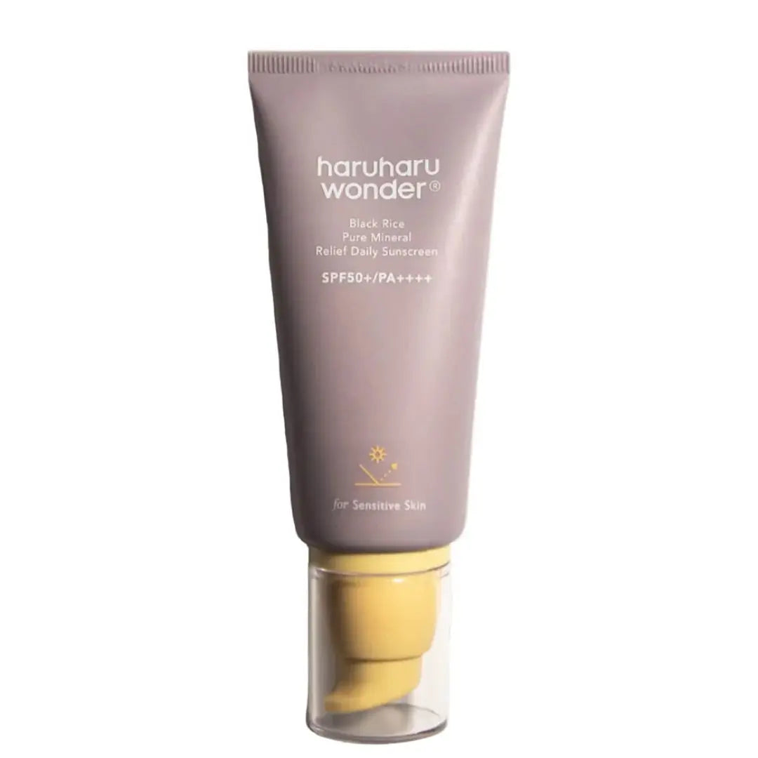 Haruharu - BLACK RICE pure mineral relief daily sunscreen SPF50+ PA++++ 50ml