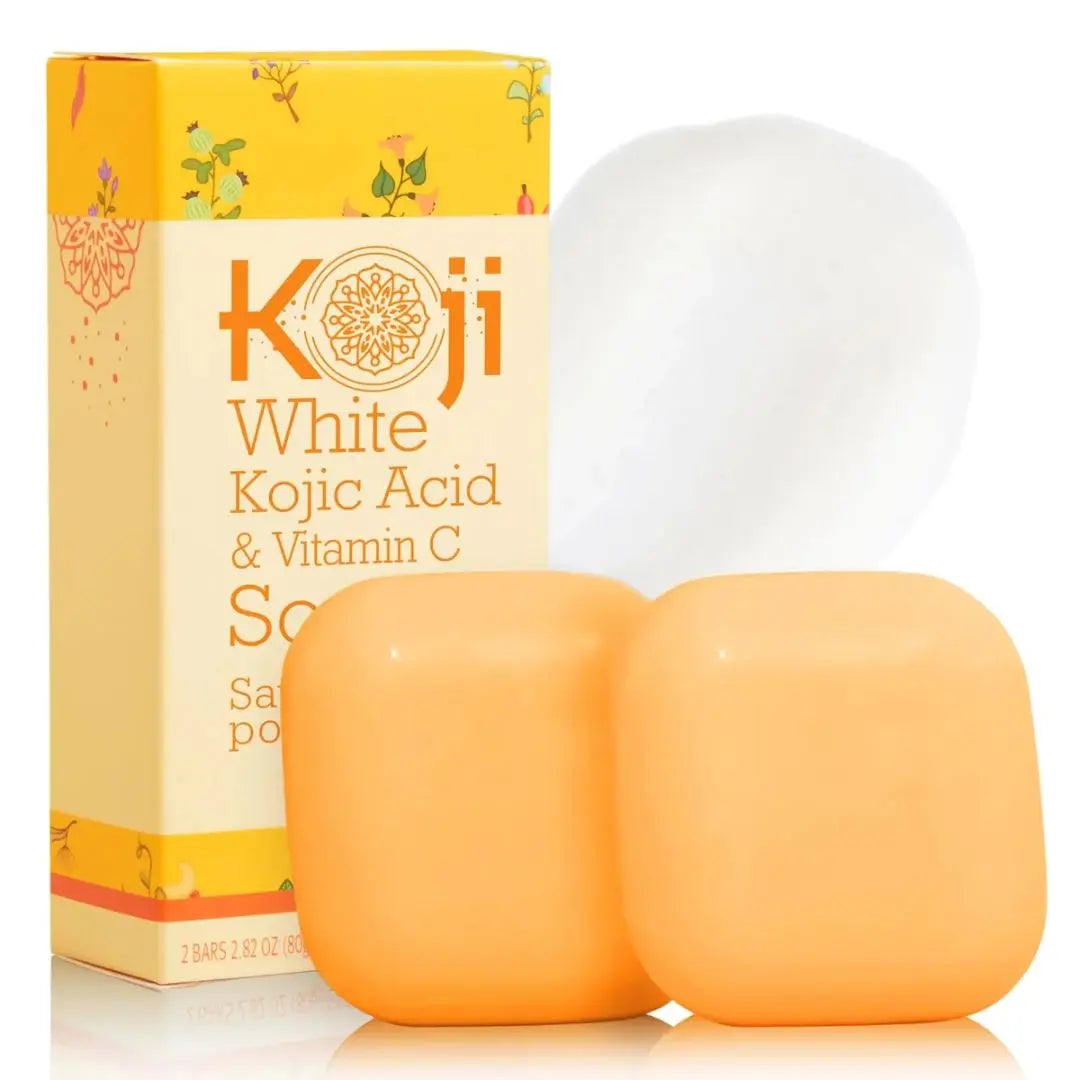 Koji White - Kojic Acid & Vitamin C Skin Brightening Soap 80g (2 Bars)