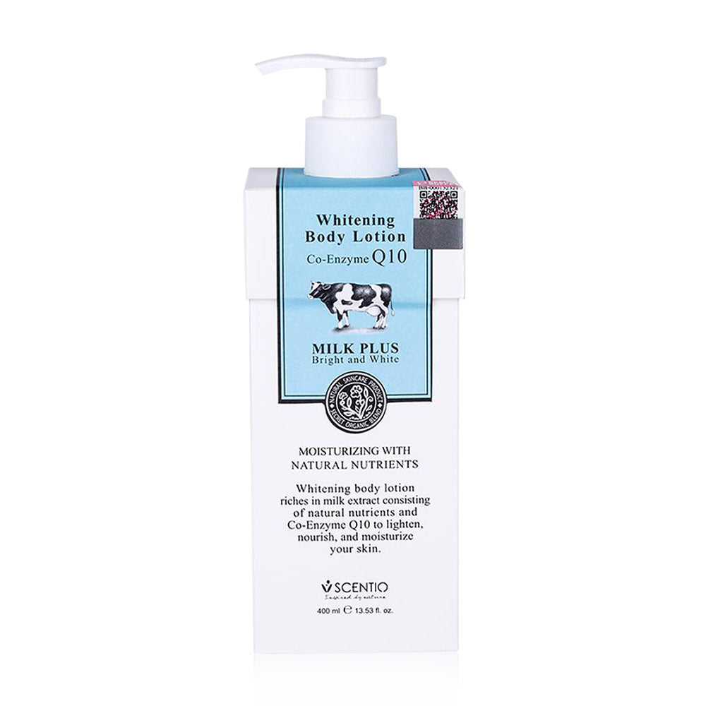 Scentio - milk plus whitening q10 body lotion 400ml
