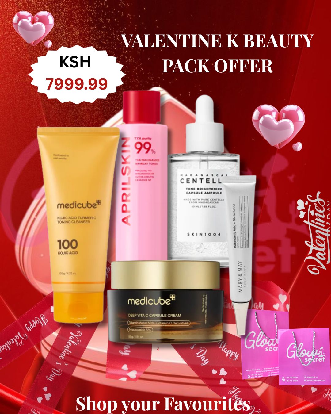 Valentine’s Glow Up Set – Fall in Love with Your Skin