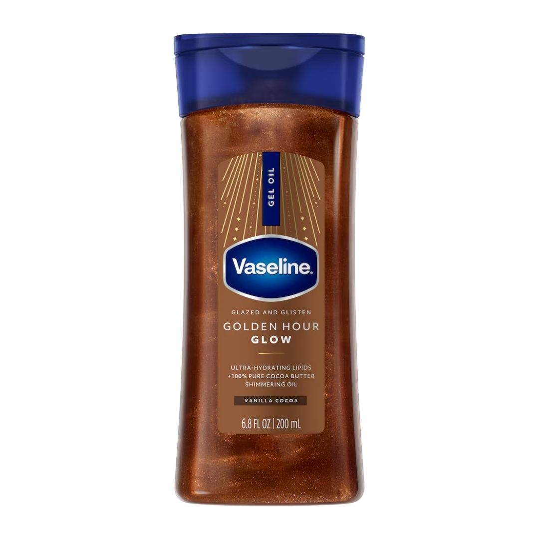 Vaseline Golden Hour Glow Bronze Body Shimmer Gel Oil 200ml