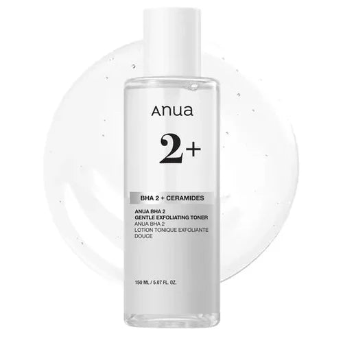 anua bha 2% gentle exfoliating toner 150ml
