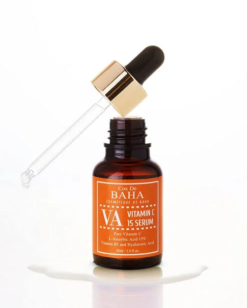 Cos De Baha Vitamin C Facial Serum with L-Ascorbic Acid 15% + Vitamin B5 30ML