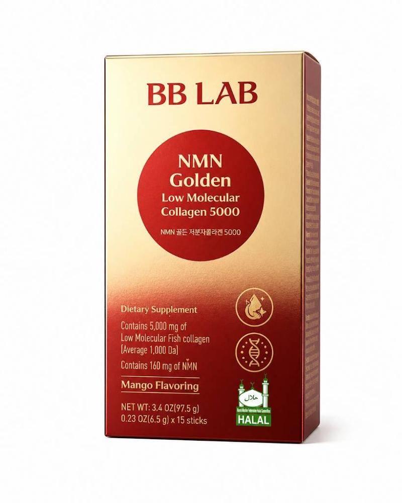 BB LAB NMN Golden Low Molecular Collagen 5000.