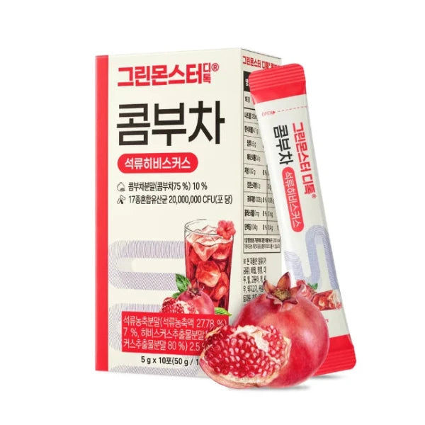 Green Monster D-toc Kombucha Tea 10pcs