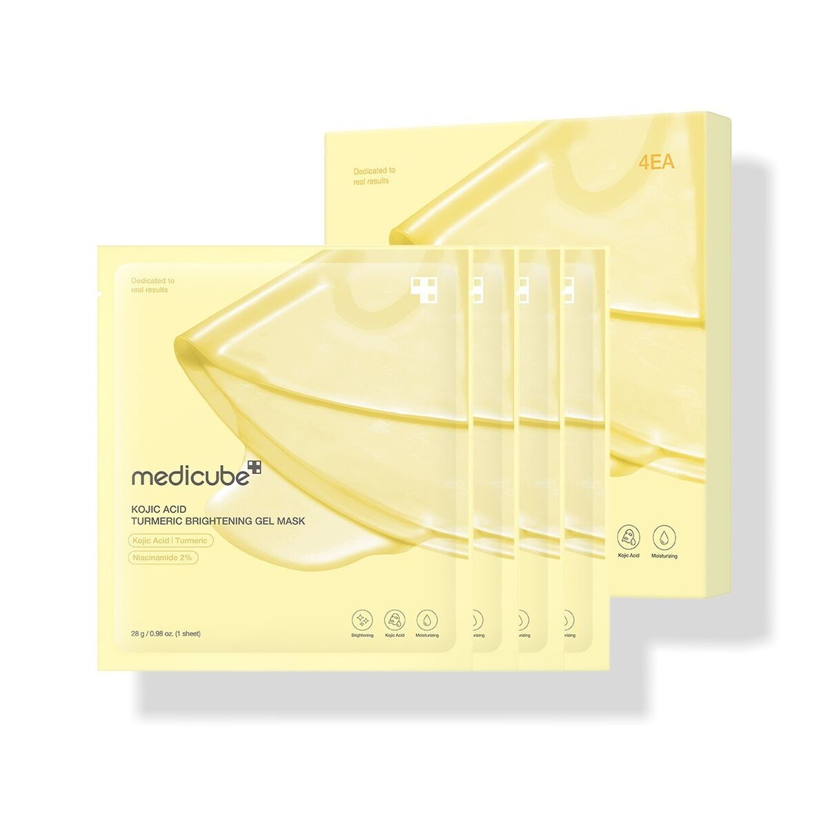Medicube Kojic Acid Turmeric Gold Jelly Gel Mask 28g