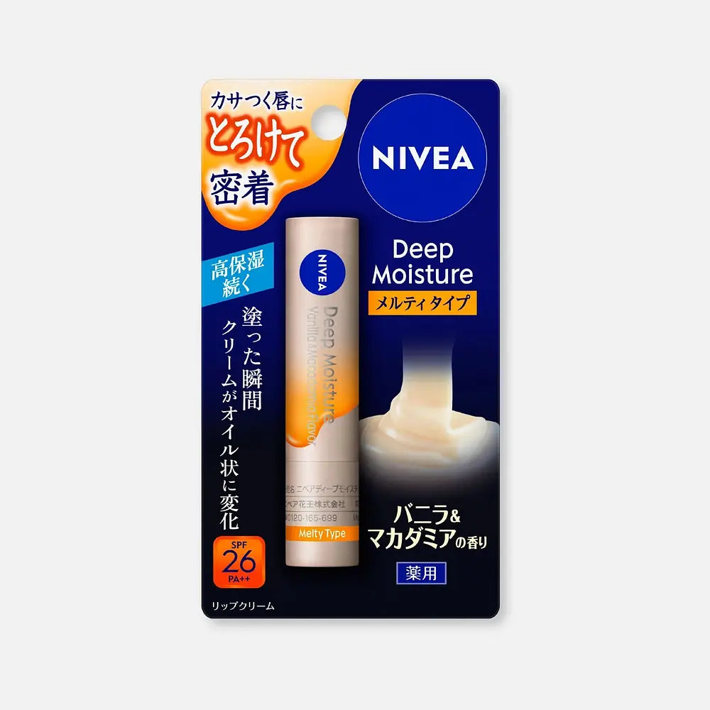 Nivea Deep Moisture Melty Type Lip Balm SPF 26 PA++