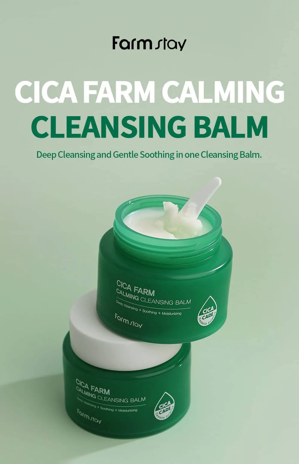 FarmStay - Cica Farm Calming Cleansing Balm 