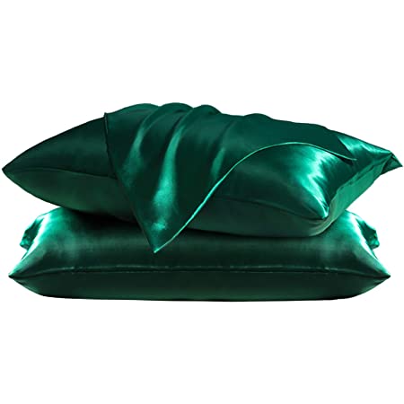 green 100% BRANDED LUXURY SATIN PILLOWCASES