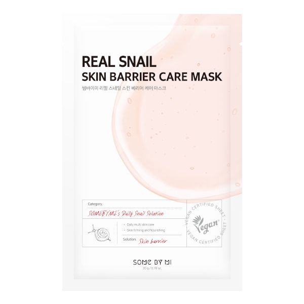 real snail skin barrier care mask