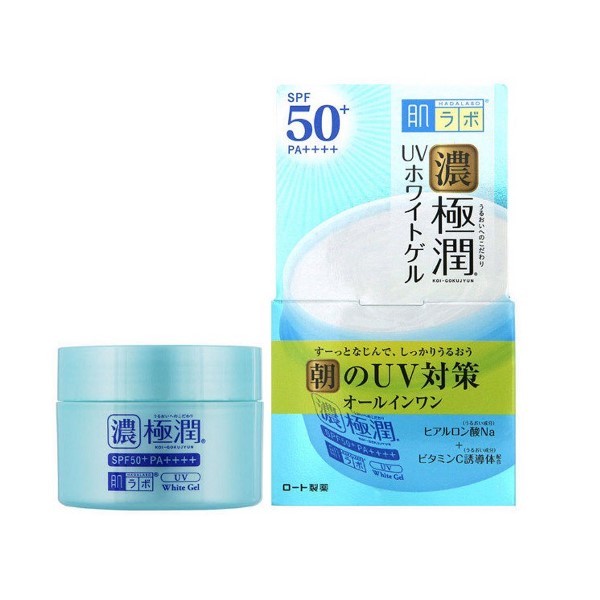 HADA LABO KOI-GOKUJYUN UV WHITE GEL SPF 50+ PA++++ 90G