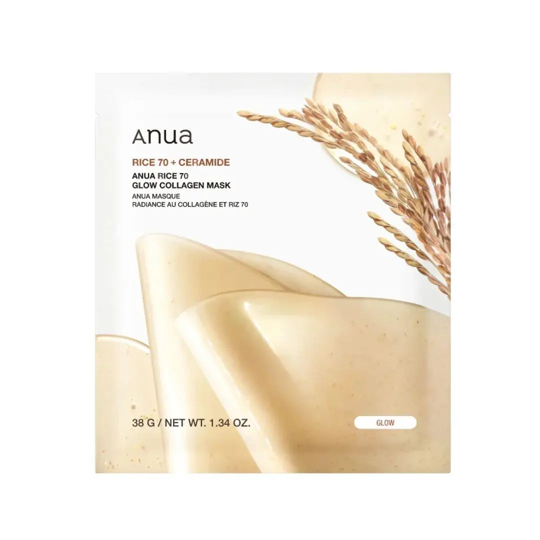 Anua - Rice 70 Glow Collagen Mask 1ea
