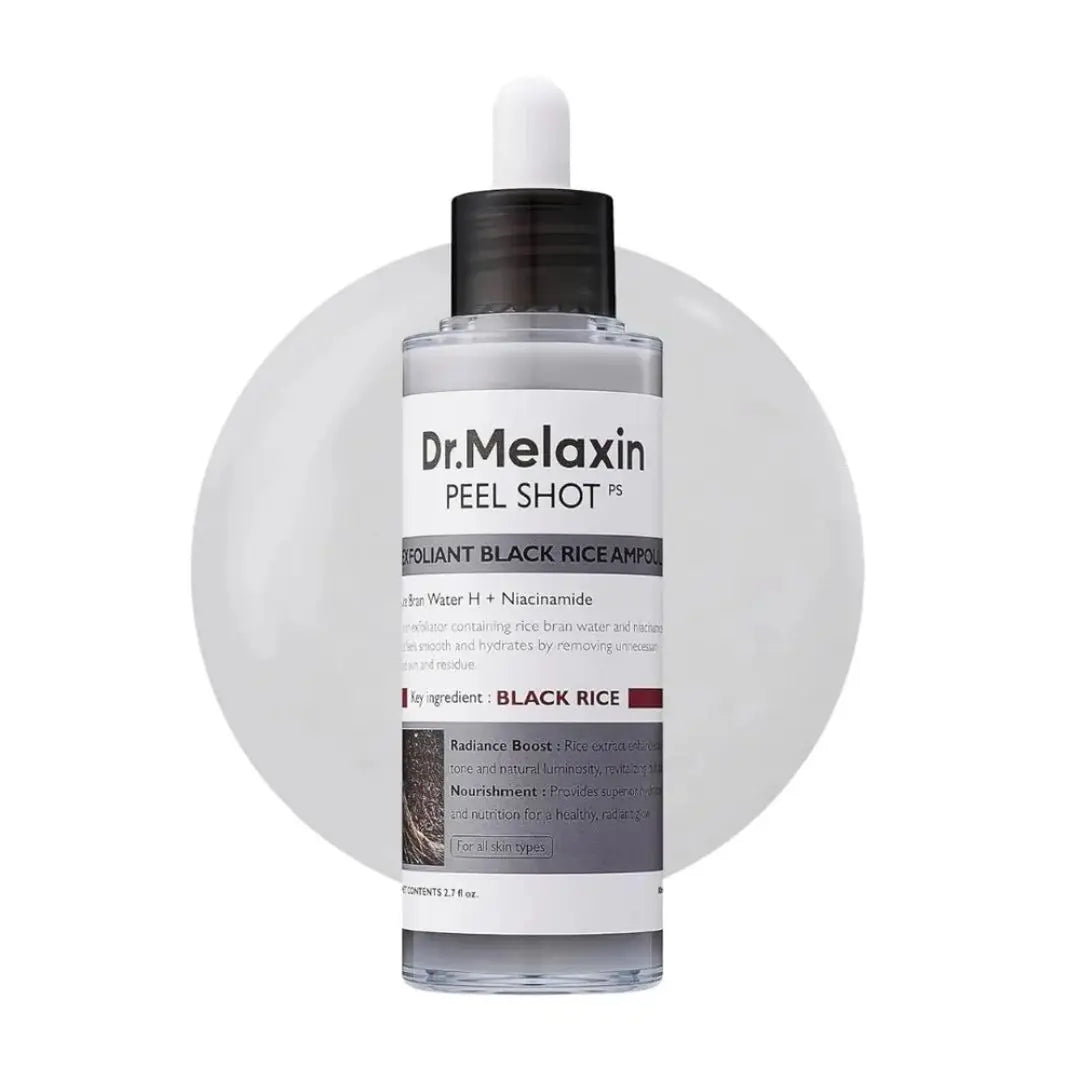Dr.Melaxin - Peel Shot Exfoliating Black Rice Ampoule 80ml
