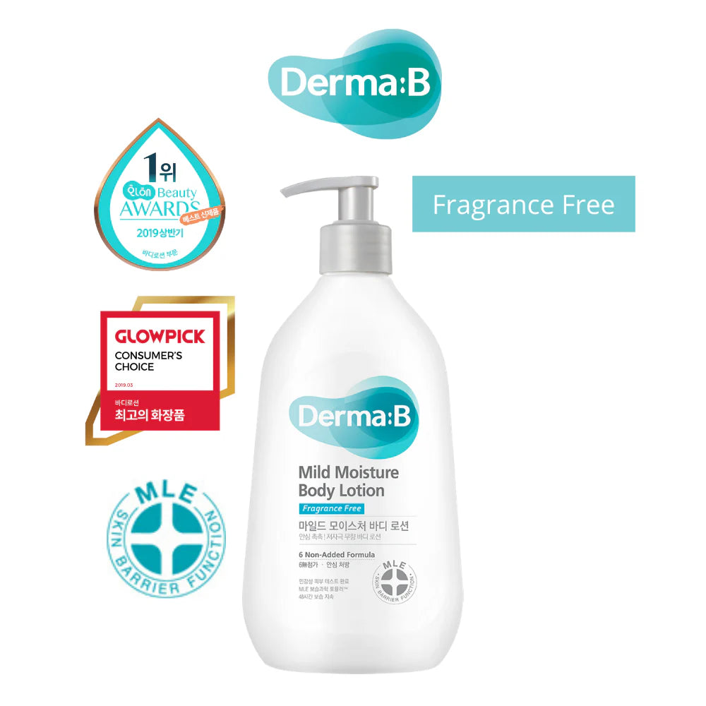 DERMA B - DAILY MOISTURE BODY LOTION 400ML | Body Care
