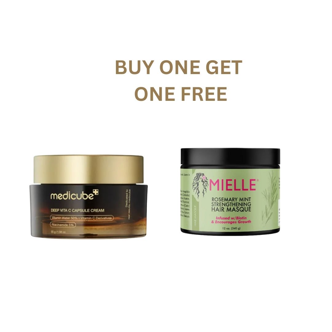 BOGOF – Medicube Deep Vita C Capsule Cream + Mielle Rosemary Mint Masque