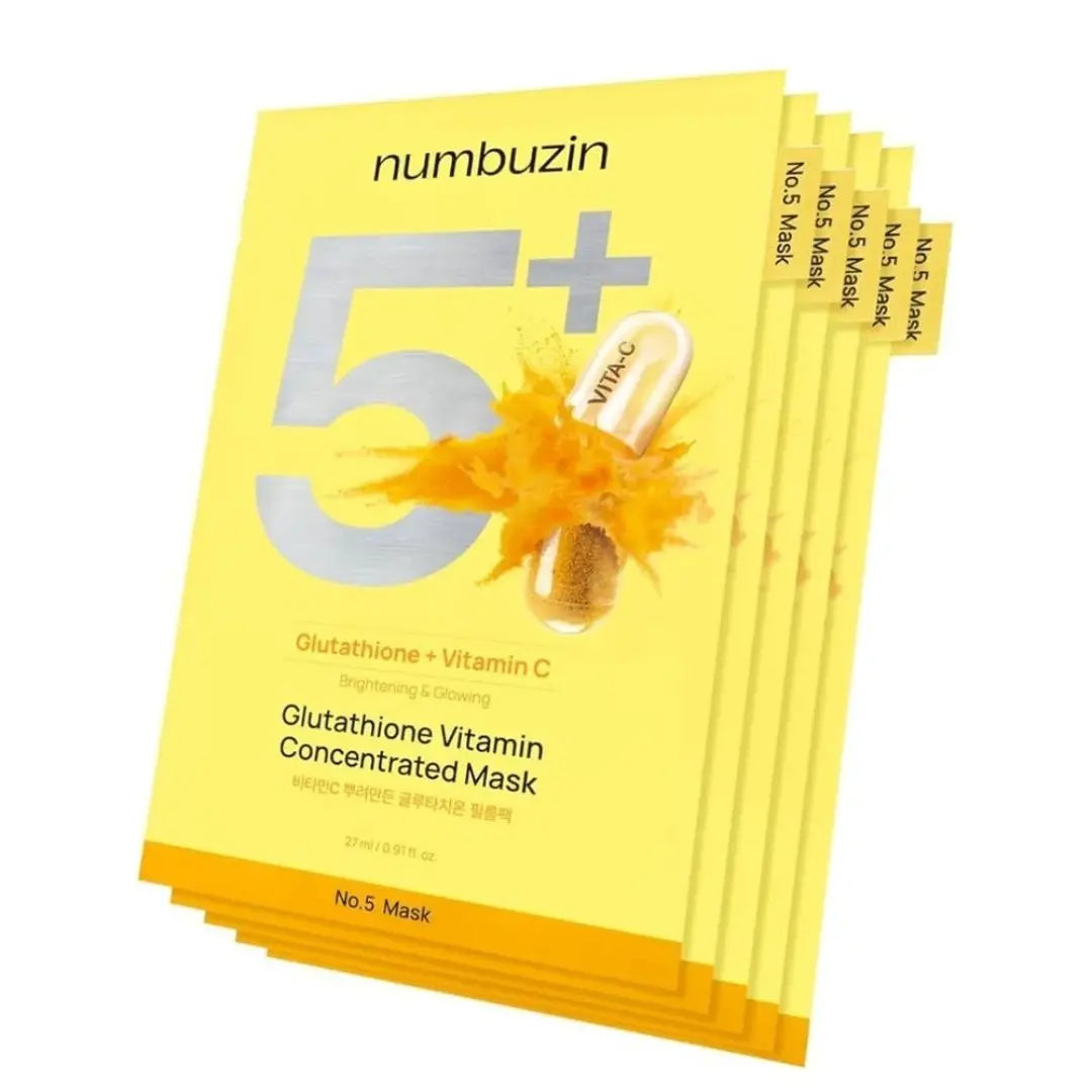 Numbuzin - No.5 Glutathione Vitamin Spotlight Sheet Mask 1Pc
