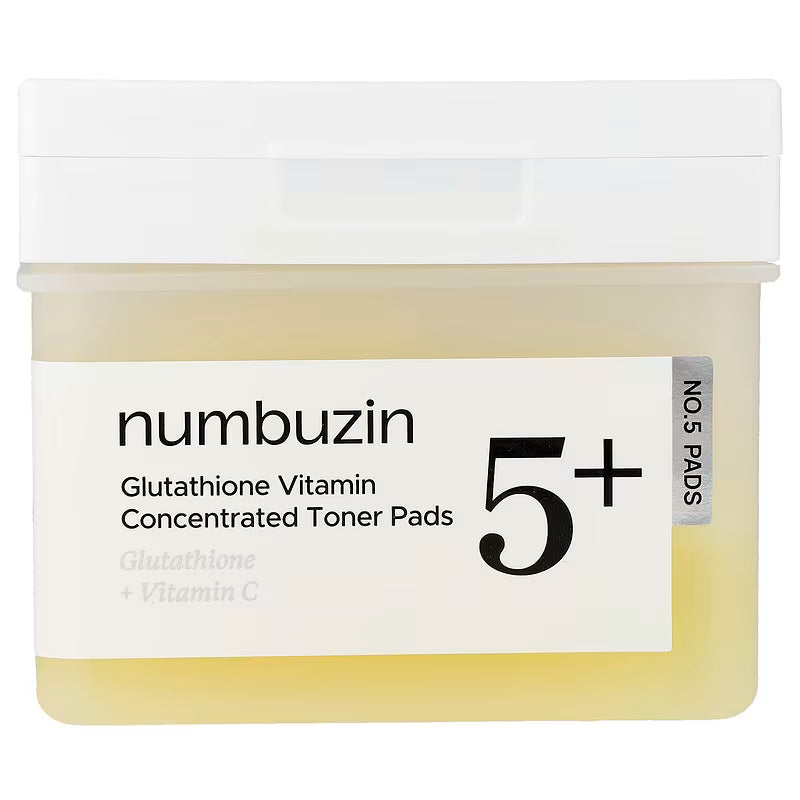 Numbuzin Glutathione Vitamin Concentrated Toner Pads 