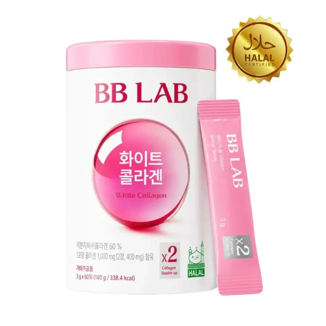 Nutrione - BB LAB WHITE COLLAGEN HALAL 3g * 30 90g (30 Sticks)
