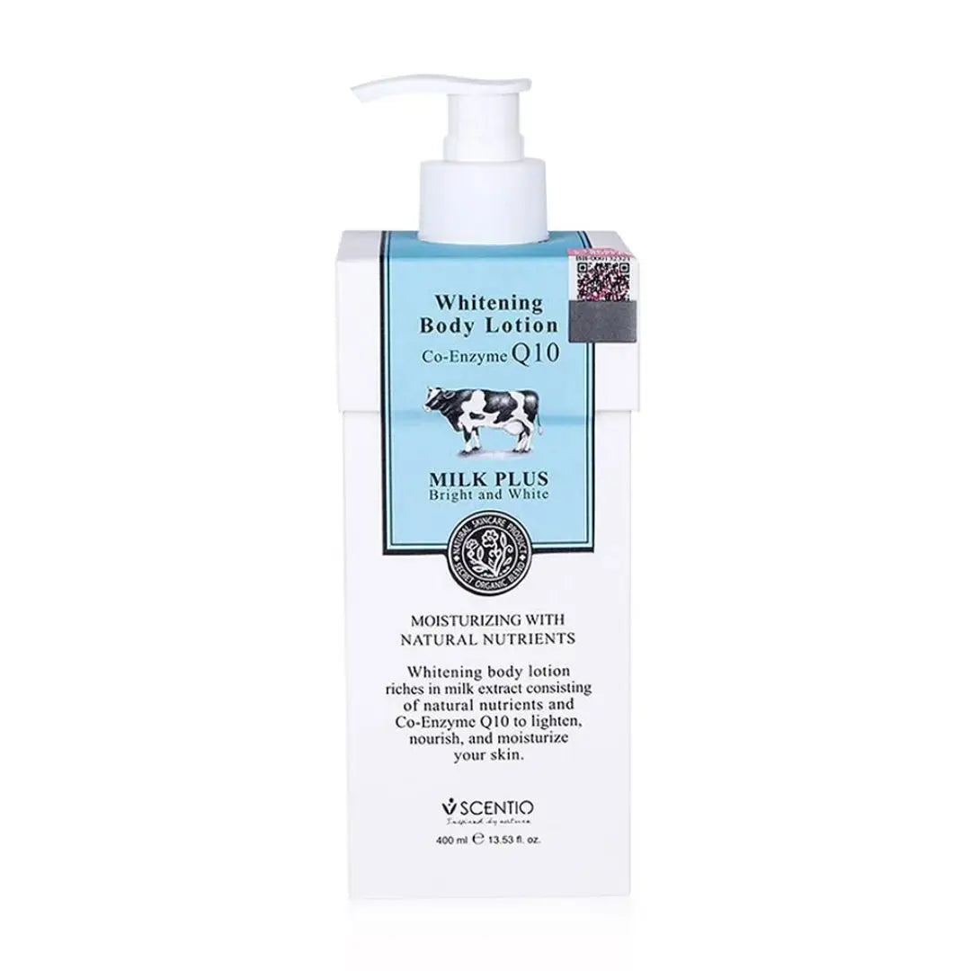 Scentio - milk plus whitening q10 body lotion 
