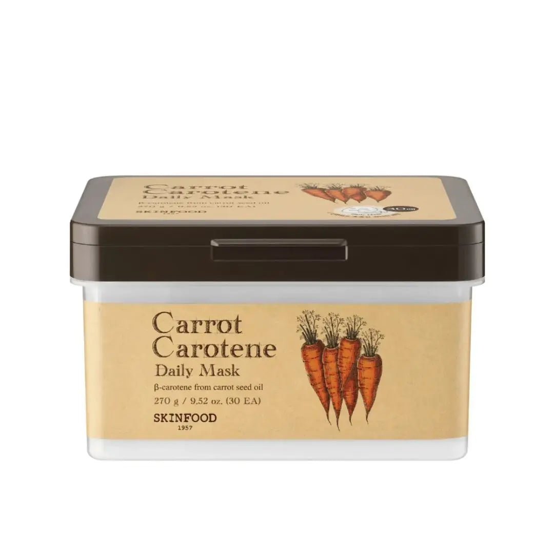 Skinfood- Carrot Carotene Daily Mask 270g/ 30 pcs

