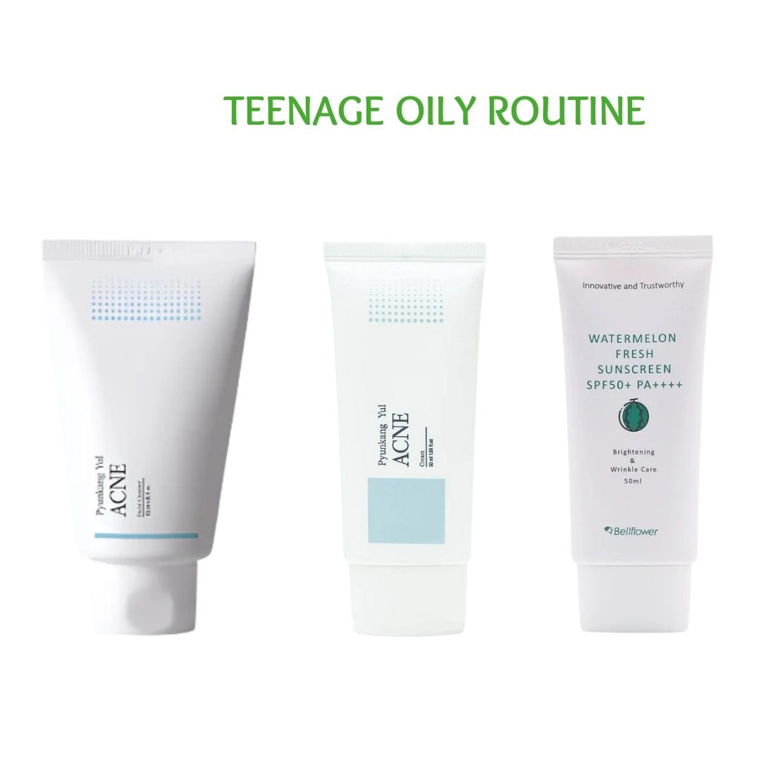 TEENAGE OILY ROUTINE