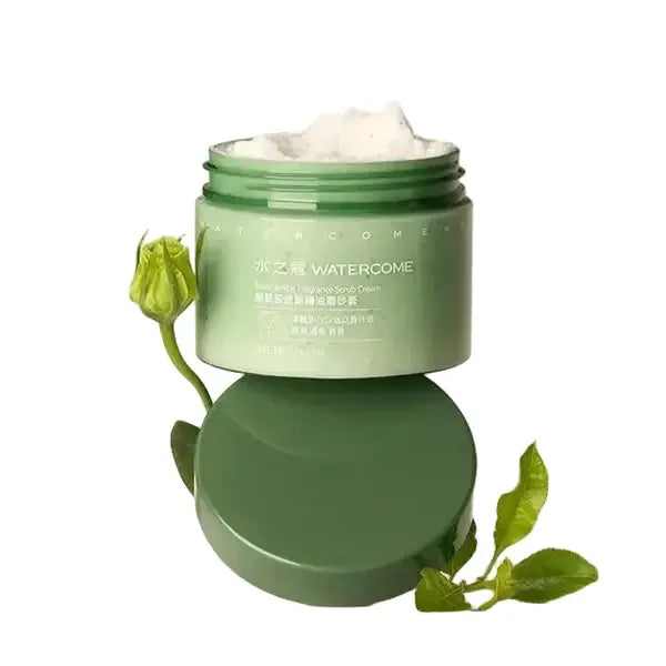 Watercome - Niacinamide fragrance scrub cream white tea 180ml.