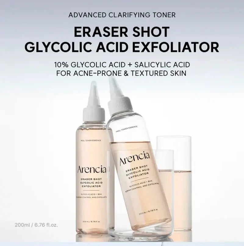 arencia eraser shot glycolic acid booster