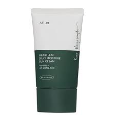 Anua Heartleaf Silky Moisture Sun Cream 50ml