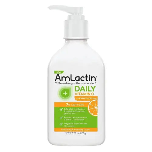 AmLactin Daily Vitamin C Lotion with 7% Lactic Acid 225g