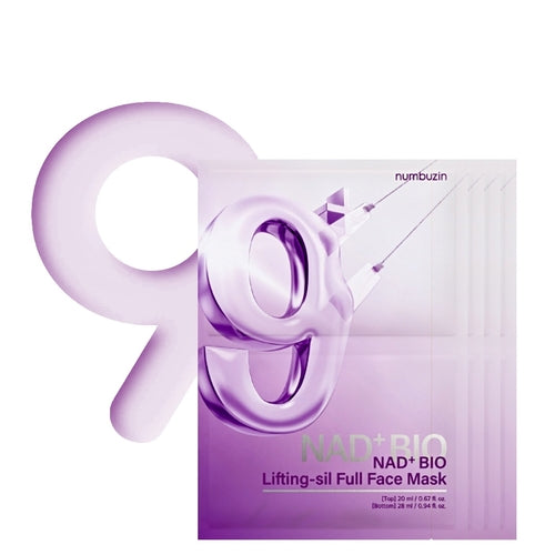 Numbuzin - No.9 NAD Bio Lifting-sil Full Face Mask Set (4 pieces)