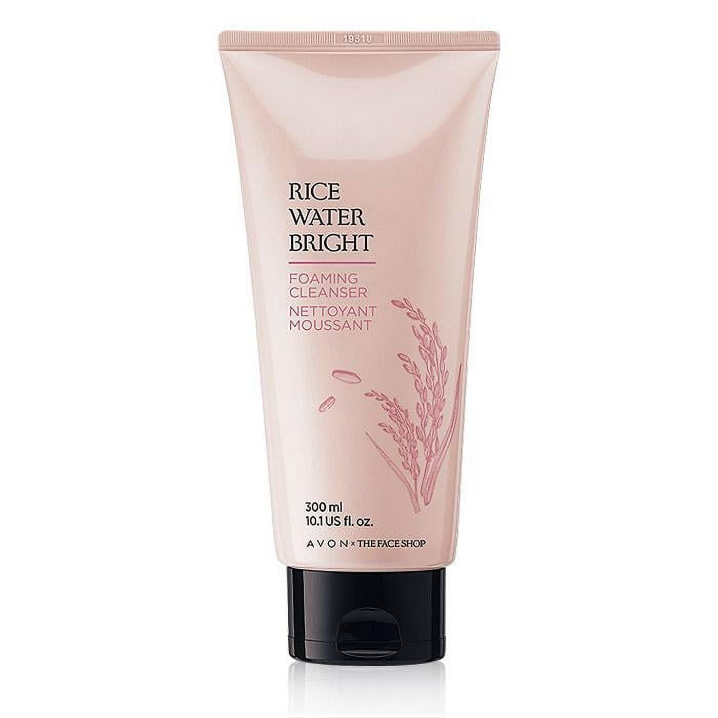 THE FACE SHOP - RICE WATER BRIGHT CLEANSING FOAM 300ML