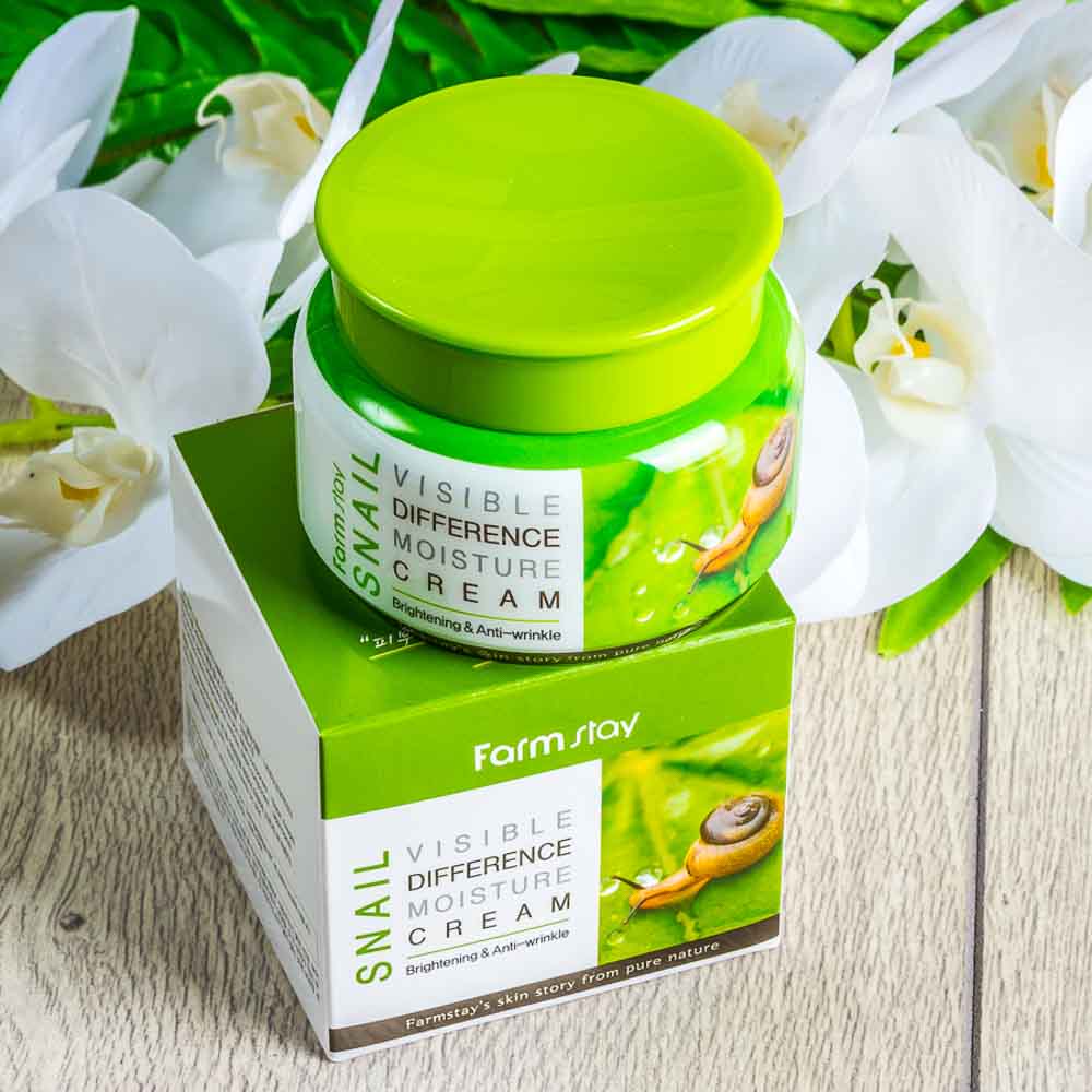 FARMSTAY SNAIL VISIBLE DIFFERENCE MOISTURE CREAM