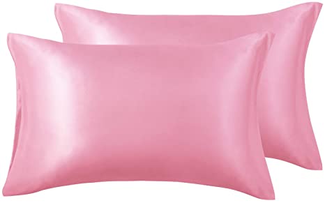 baby pink 100% BRANDED LUXURY SATIN PILLOWCASES