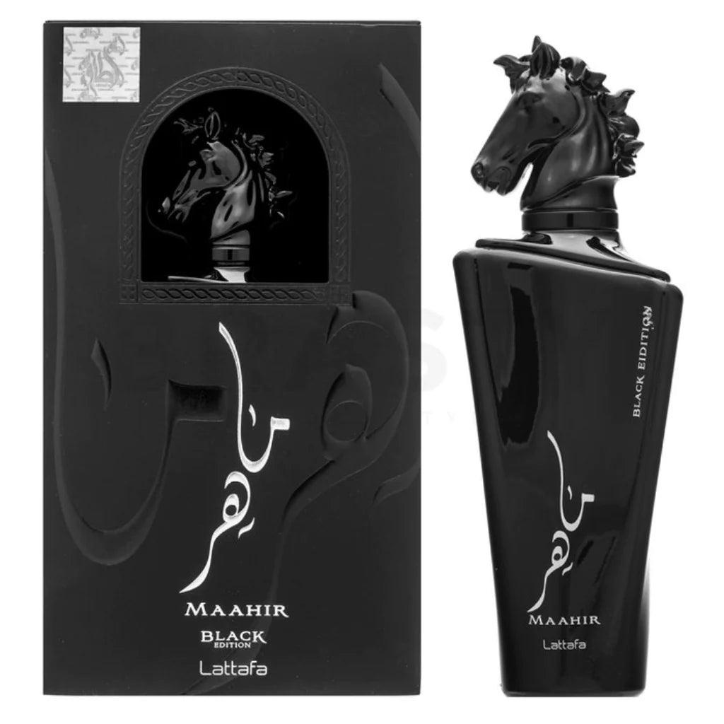 Maahir Black - Eau De Parfum Spray (100 ml - 3.4Fl oz) by Lattafa