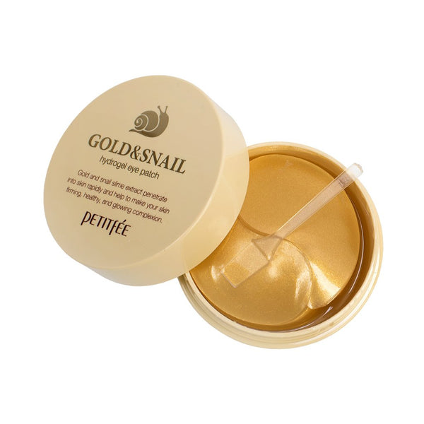 PETITFEE - GOLD AND SNAIL HYDROGEL EYE PATCHES 60 PIECES
